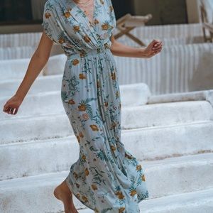 Aura Bianca Maxi Dress